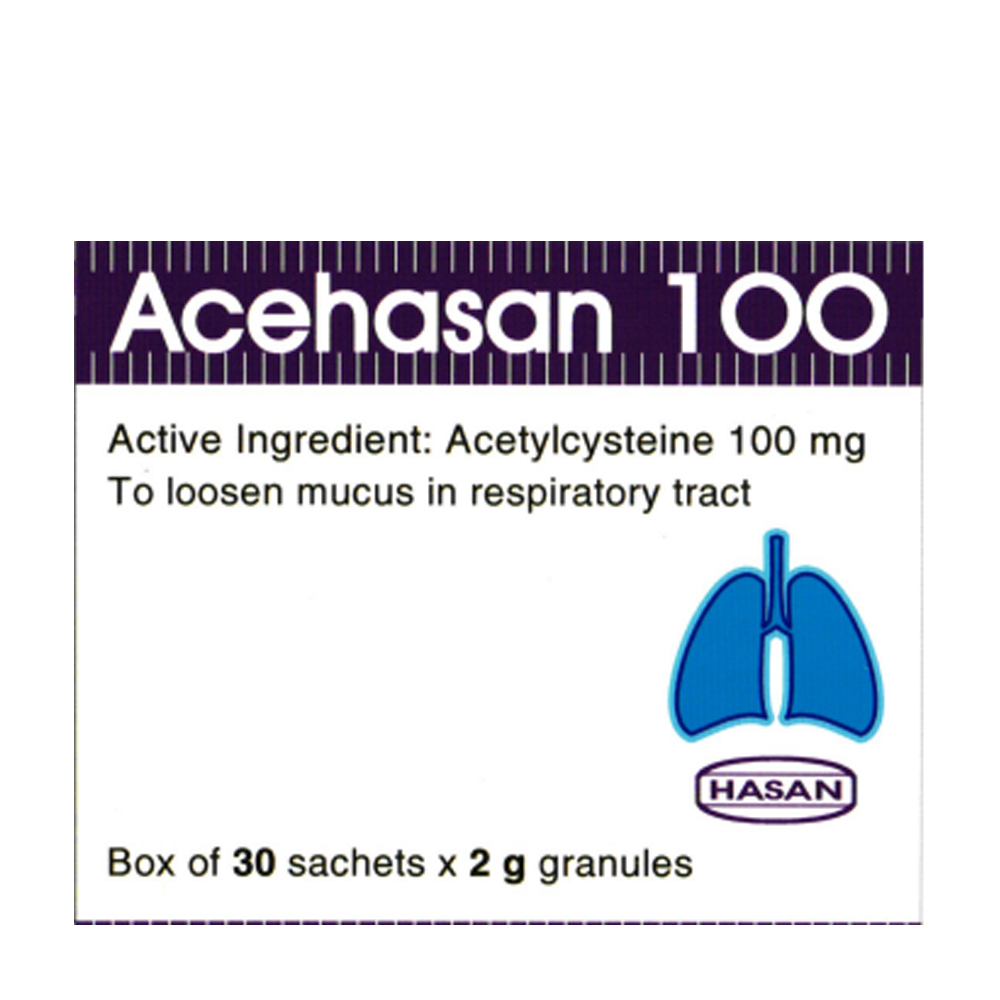 Acehasan 100 (Hộp 30 gói)