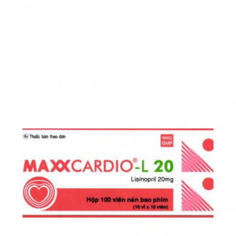 Maxxcardio-L 20 (3 vỉ x 10 viên/hộp)