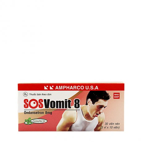 Sosvomit 8 (Hộp 3 vỉ x 10 viên)