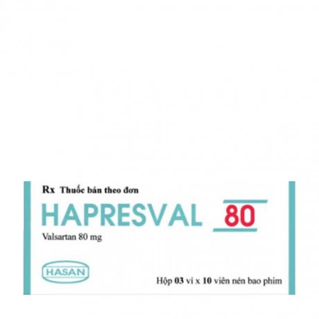 Hapresval 80 (10 vỉ x 10 viên/hộp)