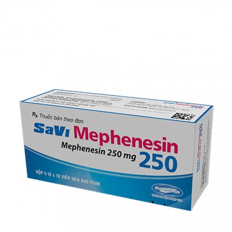 Mephenesin 250 (5 vỉ x 10 viên/hộp)