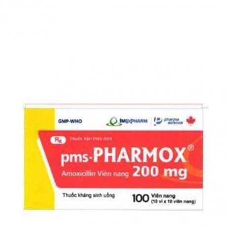 Pharmox 200 (12 gói x 0.8g/hộp)