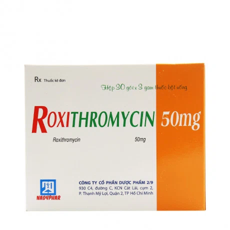 Roxithromycin 50 Nadyphar (30goi)