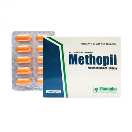 Viên nén Methopil Danapha điều trị ngắn hạn các cơn đau và co thắt cơ (5 vỉ x 10 viên)