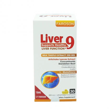 Viên hỗ trợ gan Faroson Liver 9 (Hộp 30 viên)