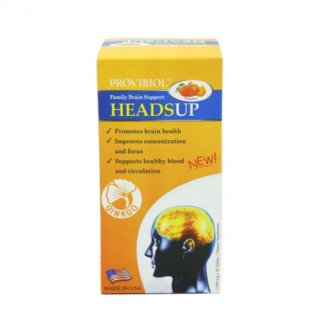 Thực phẩm bảo vệ sức khỏe viên bổ não Provibiol Headsup (Hộp 30 viên)