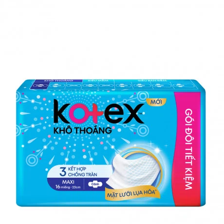 Kotex BVS Kho Thoang Co Canh 23CM 16M