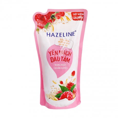 Sữa tắm dưỡng da yến mạch & dâu tằm Hazeline (1kg)