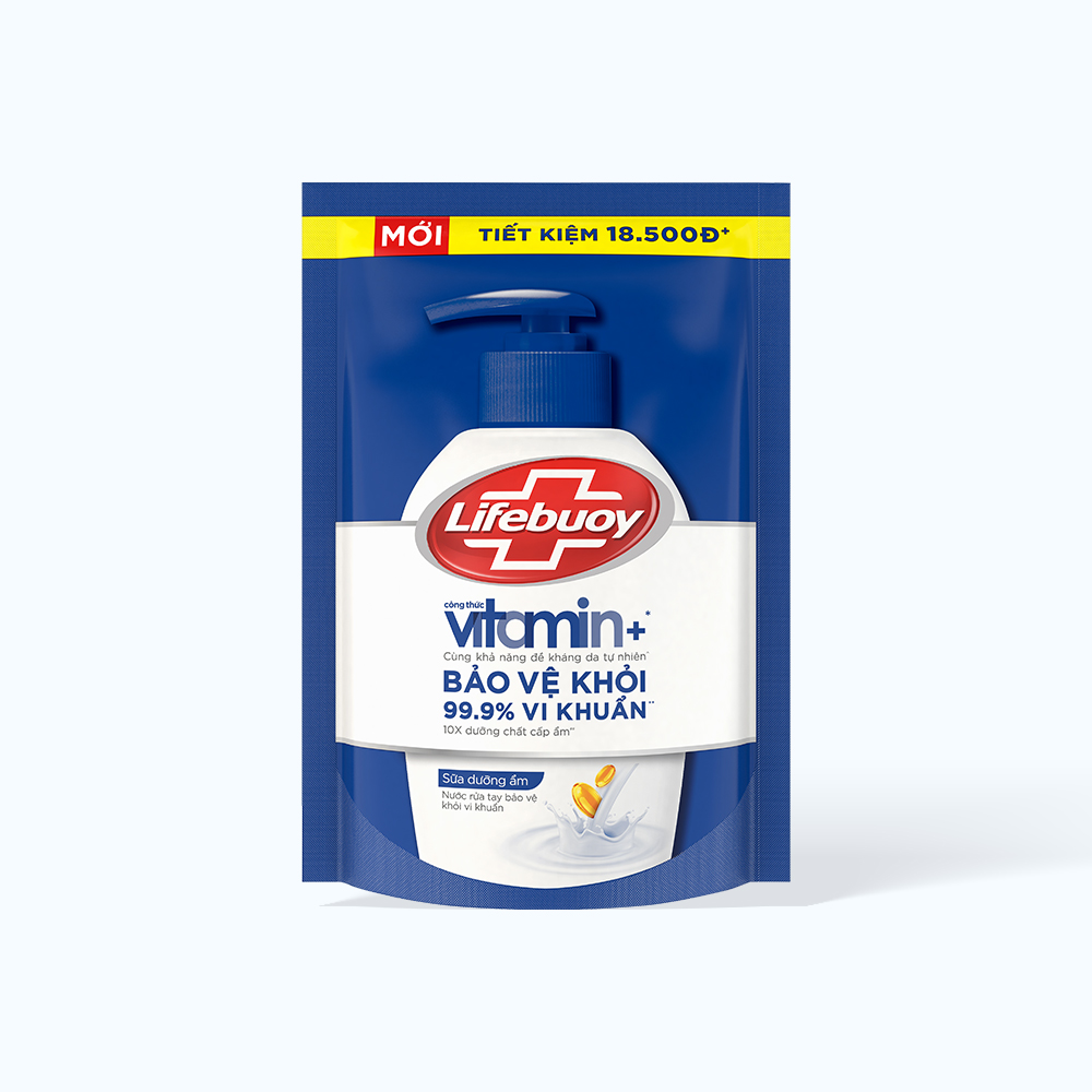 Lifebuoy Nuoc Rua Tay Cham Soc Da 400g (Tui)