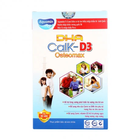 Viên uống DHA Calk-D3 Osteomax (30 viên/hộp)