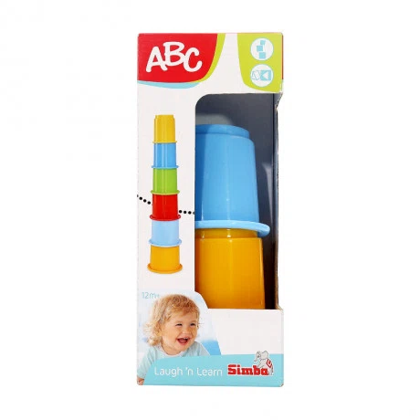 Đồ chơi cốc xếp hình màu sắc ABC Simba