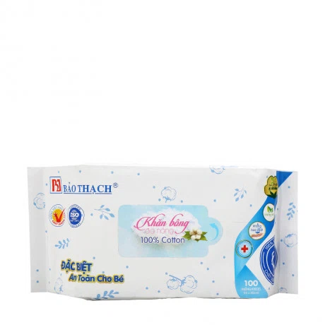 Khăn bông đa năng Bảo Thạch (100 miếng)