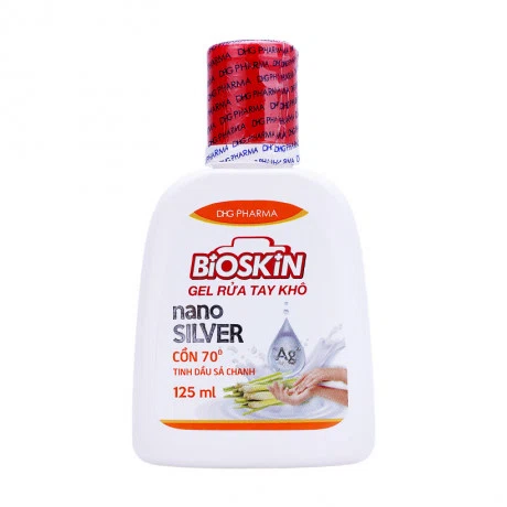 Gel rửa tay khô tinh dầu sả chanh Bioskin (Chai 125ml)