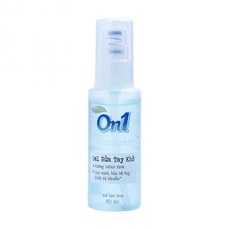 Gel rửa tay khô  hương lotus rice On1 (60ml)