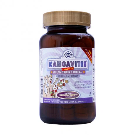 Viên bổ sung vitamin và khoáng chất cho trẻ Kangavites Solgar (Lọ 120 viên)