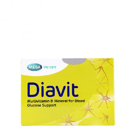 Viên bổ sung vitamin và khoáng chất Diavit (Hộp 5 vỉ x 10 viên)