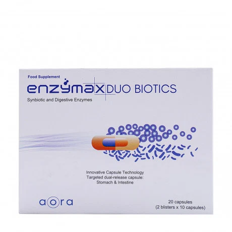 Viên hỗ trợ tiêu hóa Enzymax Duo Biotics (Hộp 2 vỉ x 10 viên)