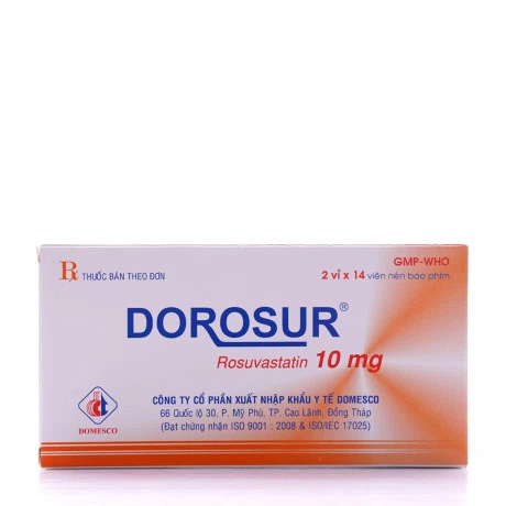 Dorosur 10mg (Hộp 2 vỉ x 14 viên)