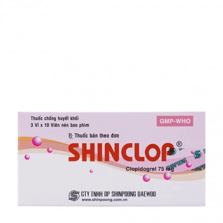 Shinclop 75mg (3 vi x 10 vien)