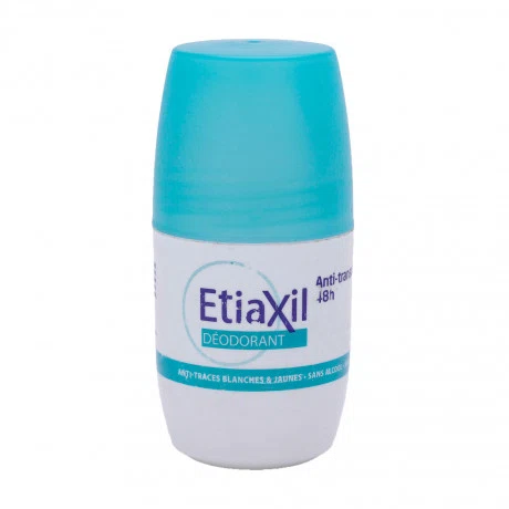 Lăn khử mùi hàng ngày ETIAXIL DEODORANT ANTI-TRANSPIRANT 48H ROLL-ON Peaux Sensibles (Chai 50ml)
