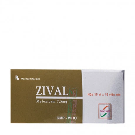 Zival Meloxicam 7,5mg (10vix10vien) Dong Nam