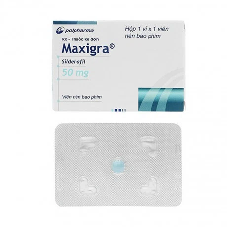 Maxigra Sildenafil 50mg (1vi x 1vien)