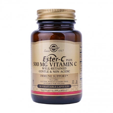Solgar Ester-C Plus 500 MG Vitamin C Tang De Khang (Chai 50 Vien)