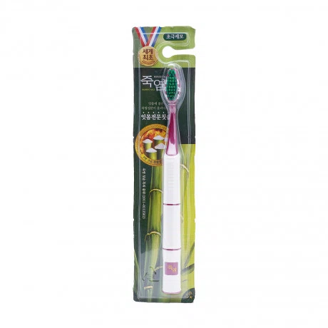 Bàn chải đánh răng muối tre dành riêng cho nướu LG Bamboo (Vỉ 1 cây)