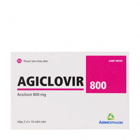 Agiclovir 800 (2Vi x 10Vien)
