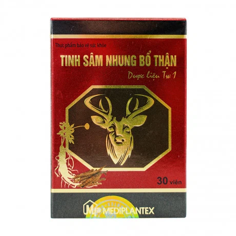 Viên tăng cường sinh lý Tinh sâm nhung bổ thận (Hộp 30 viên)