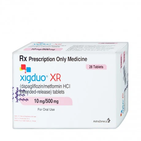 Xigduo XR 10mg/500mg (Hop 4 vi x 7 vien)