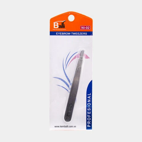 Nhíp đầu xéo Balli NI- 02 (Vỉ 1 cái)
