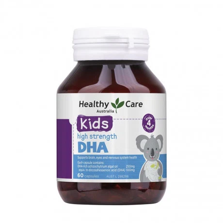 Thực phẩm bảo vệ sức khỏe viên bổ sung DHA Healthy Care Kid’s High DHA (60 viên)
