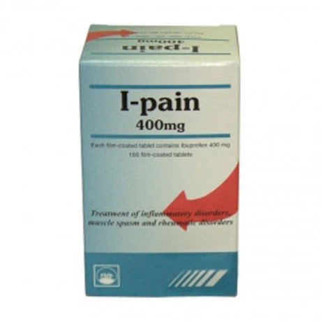 Viên nén I-pain 400mg giảm đau, điều trị triệu chứng trong thấp khớp, viêm khớp (10 vỉ x 10 viên)