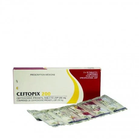 Ceftopix 200mg (Hộp 2 vỉ x 10 viên)