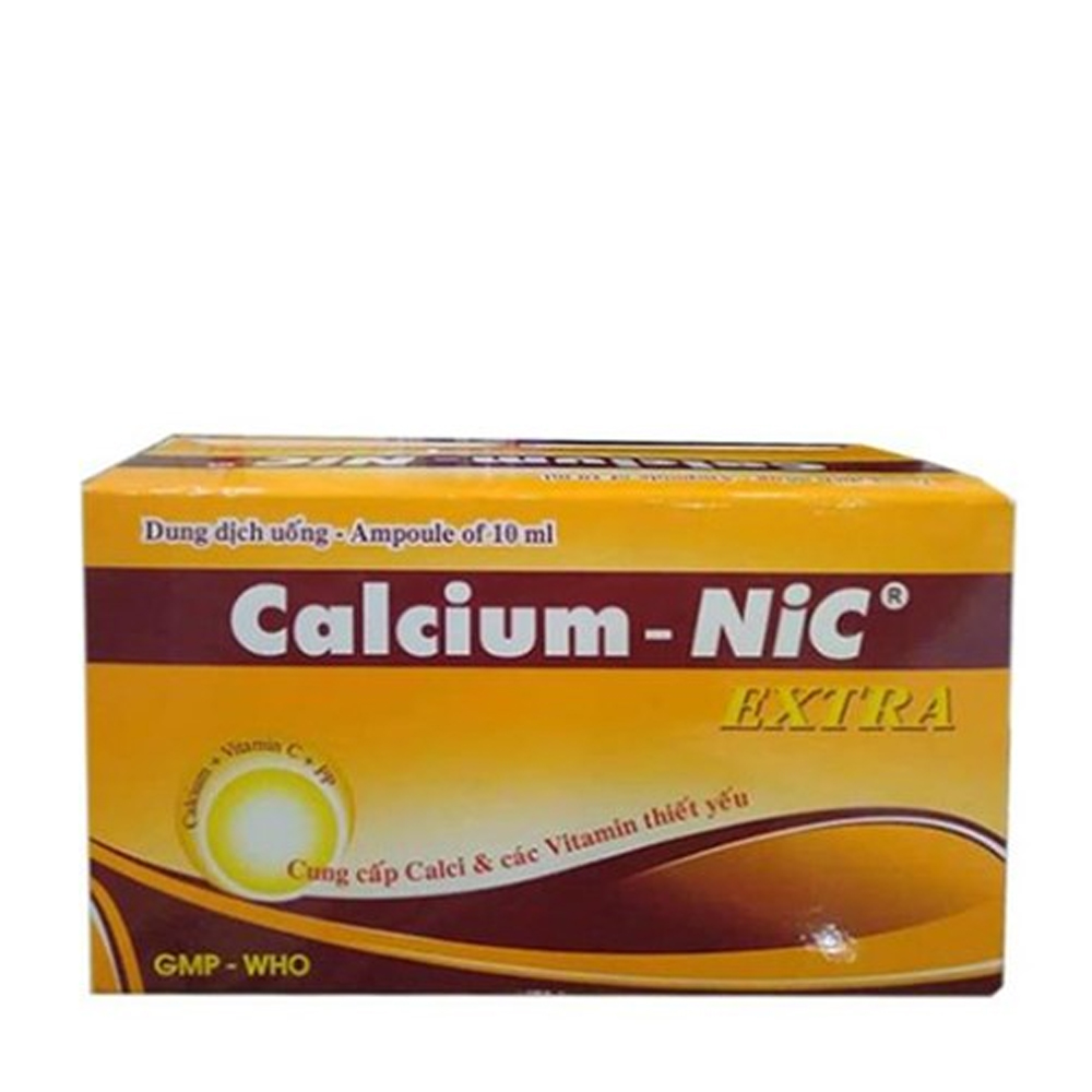 Calcium-Nic Extra 10ml (Hộp 2 vỉ x 10 ống)