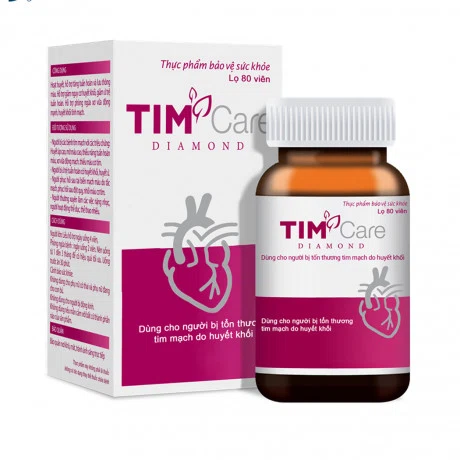 Tim care Diamond Ho tro tang cuong và bao ve suc khoe tim mach (30 vien)