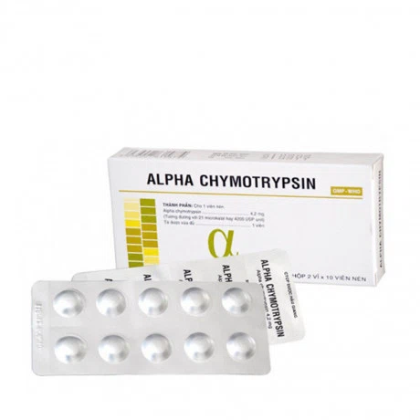 Alpha chymotrypsine (2vi x 10vien) Enlie