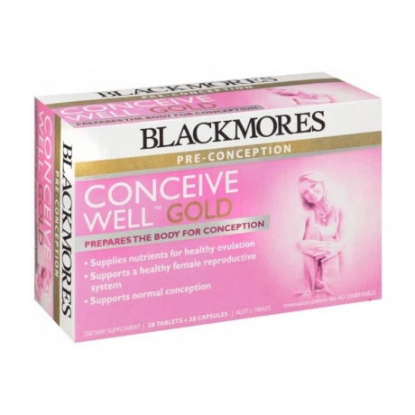 Blackmores Conceive Well Gold giup tang kha nang thu thai (56 vien)