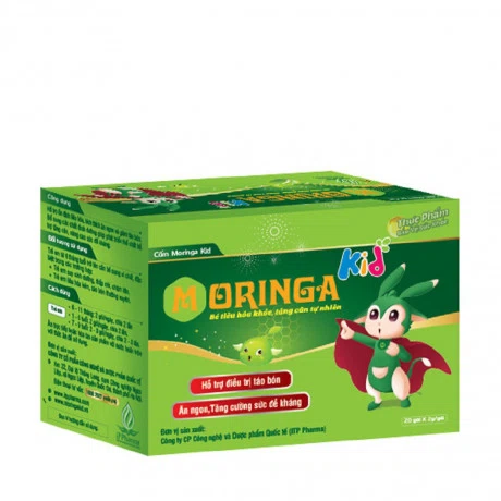 Cốm MORINGA KID hỗ trợ tiêu hóa (Hộp 20 gói)