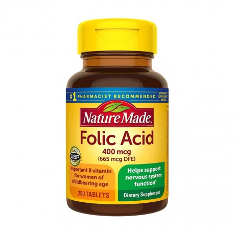Acid Folic 400mcg Nature Made (250vien)