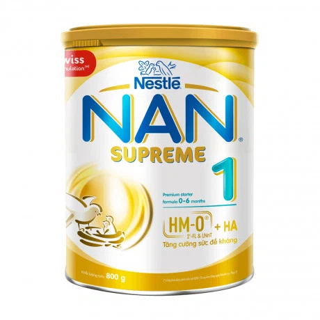 Nan Supreme 1 0-6 Thang Tuoi Sua Hop 800g