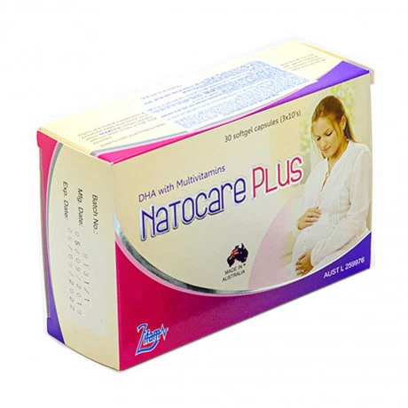 Natocare Plus Bo Sung Dinh Duong Cho Ba Bau (Hop 30 Vien)