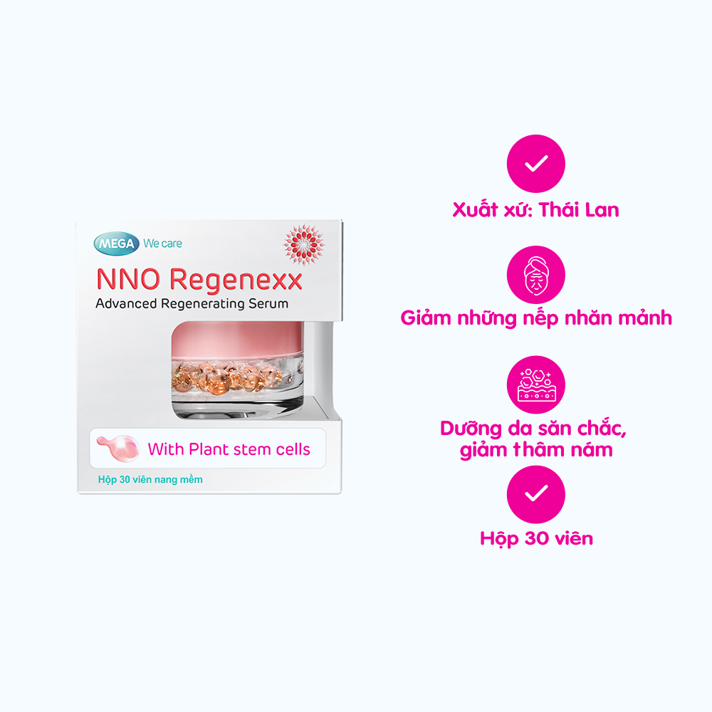 Serum tế bào gốc NNO Regenexx Advanced (Hộp 30 viên)