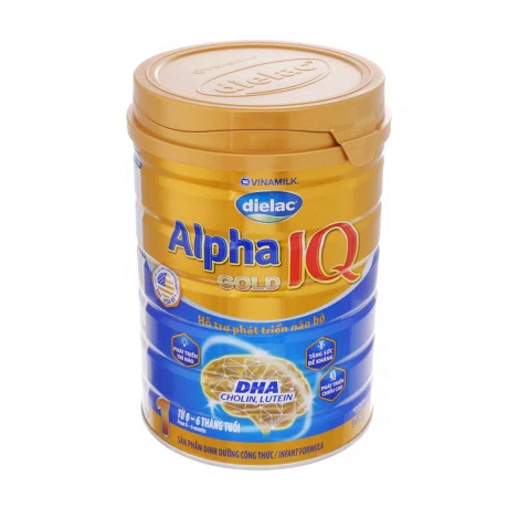 Sữa bột Dielac Alpha Gold IQ (0-6 tháng tuổi) hộp 900g