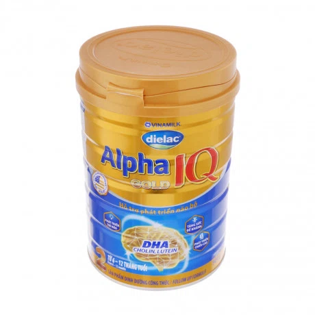 Sữa bột Dielac Alpha Gold IQ 2 (6-12 tháng tuổi)  hộp 900g
