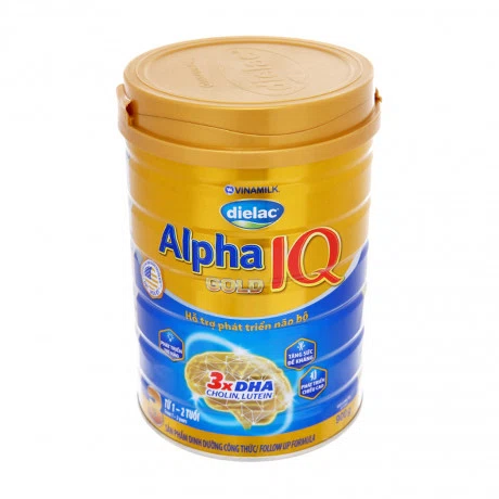 Sữa bột Dielac Alpha Gold IQ 3 (1-2 tuổi) hộp 900g