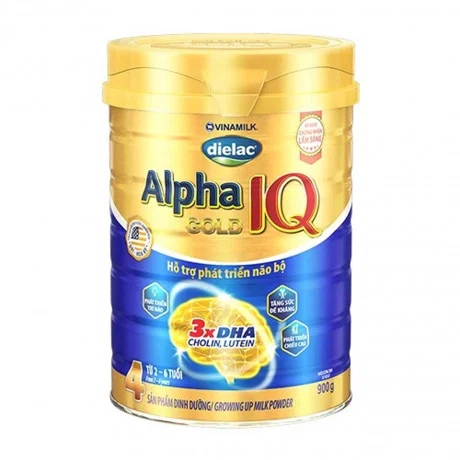 Sữa bột Dielac Alpha Gold IQ 4 (2 tuổi +) hộp 900g