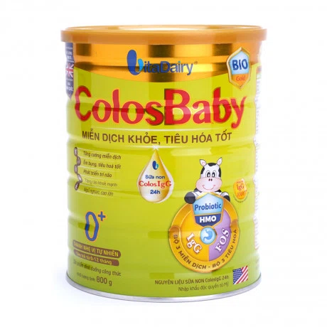 Sữa bột Colosbaby Bio Gold 0+ dành cho bé 0-12 tháng tuổi (800g)