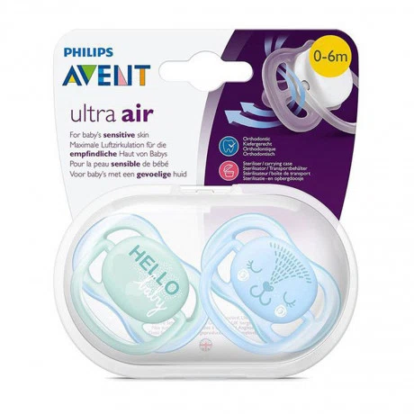Philips Avent Num Ty Ngam Thong Khi Phien Ban Hien Dai 6-18 Thang (Vi Doi)